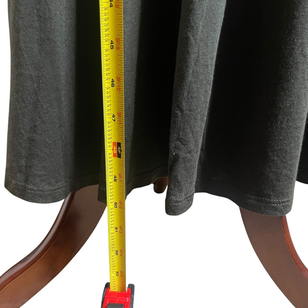 Soft Surroundings Petite S Green Cotton Maxi Dress Pockets Flowy Minimalist - Picture 6 of 12